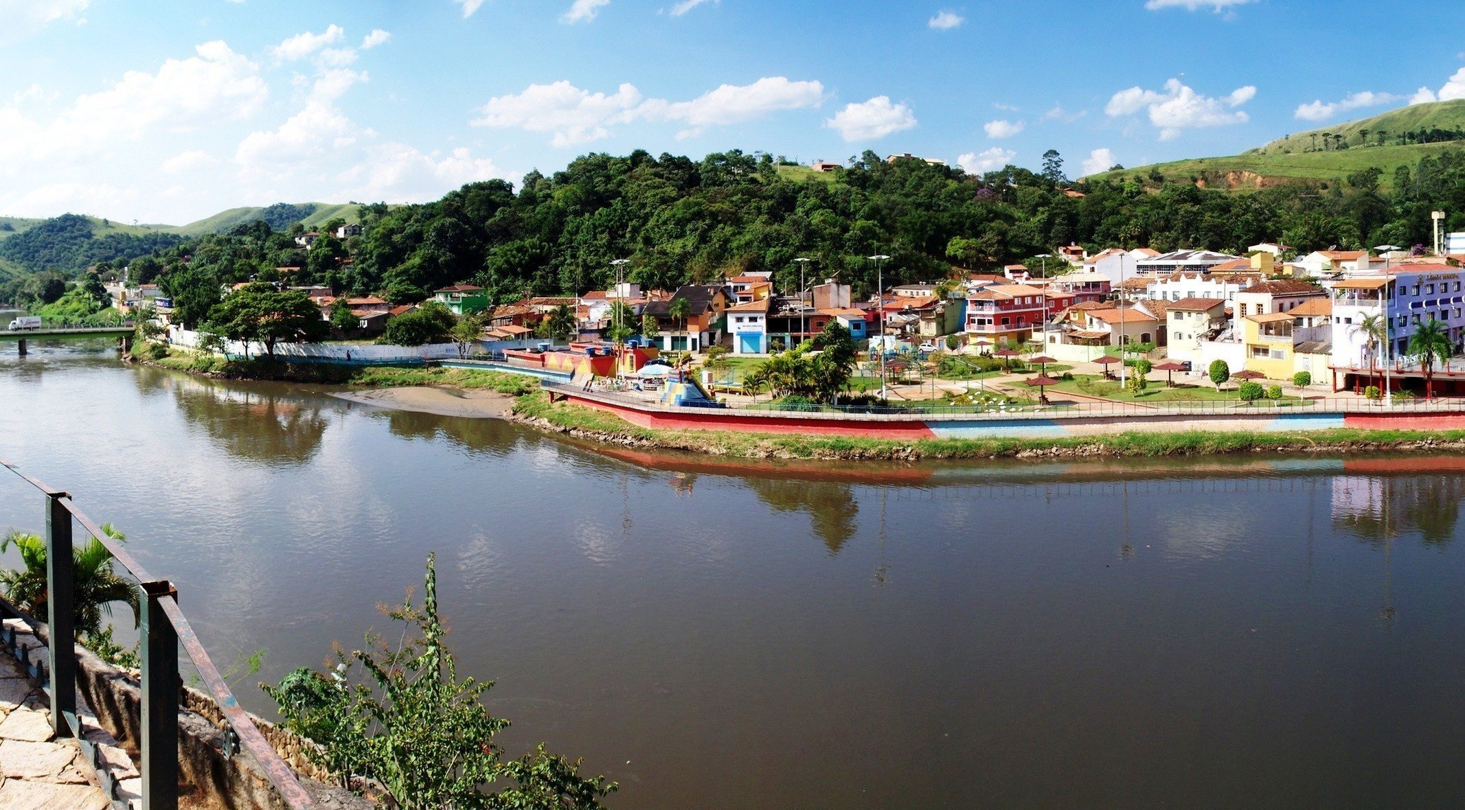 maisons são paulo panorama pont brésil rivière