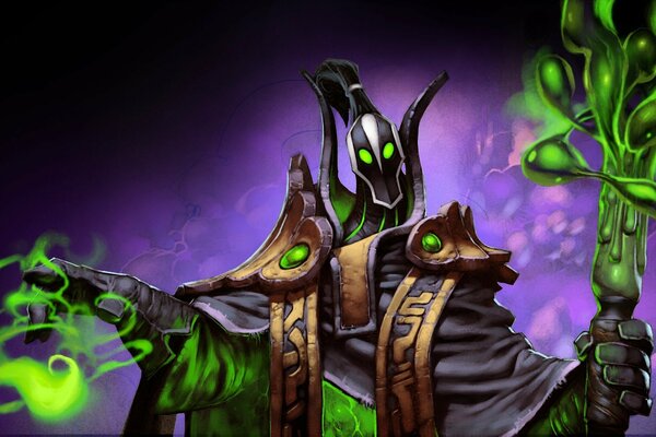 The green hero in the dota 2 game