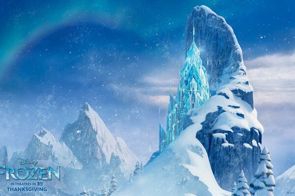 Castello di ghiaccio da Frozen»