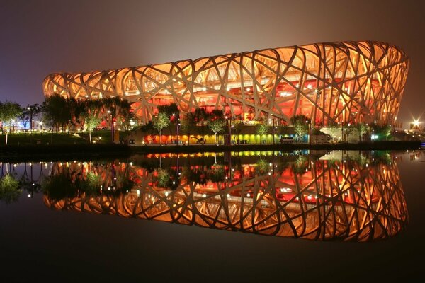 Stadio Nido per le Olimpiadi di Pechino