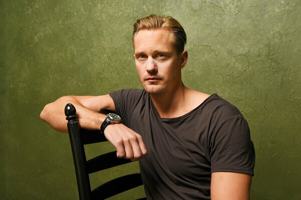 Foto-Shooting im Januar von Alexander Skarsgard