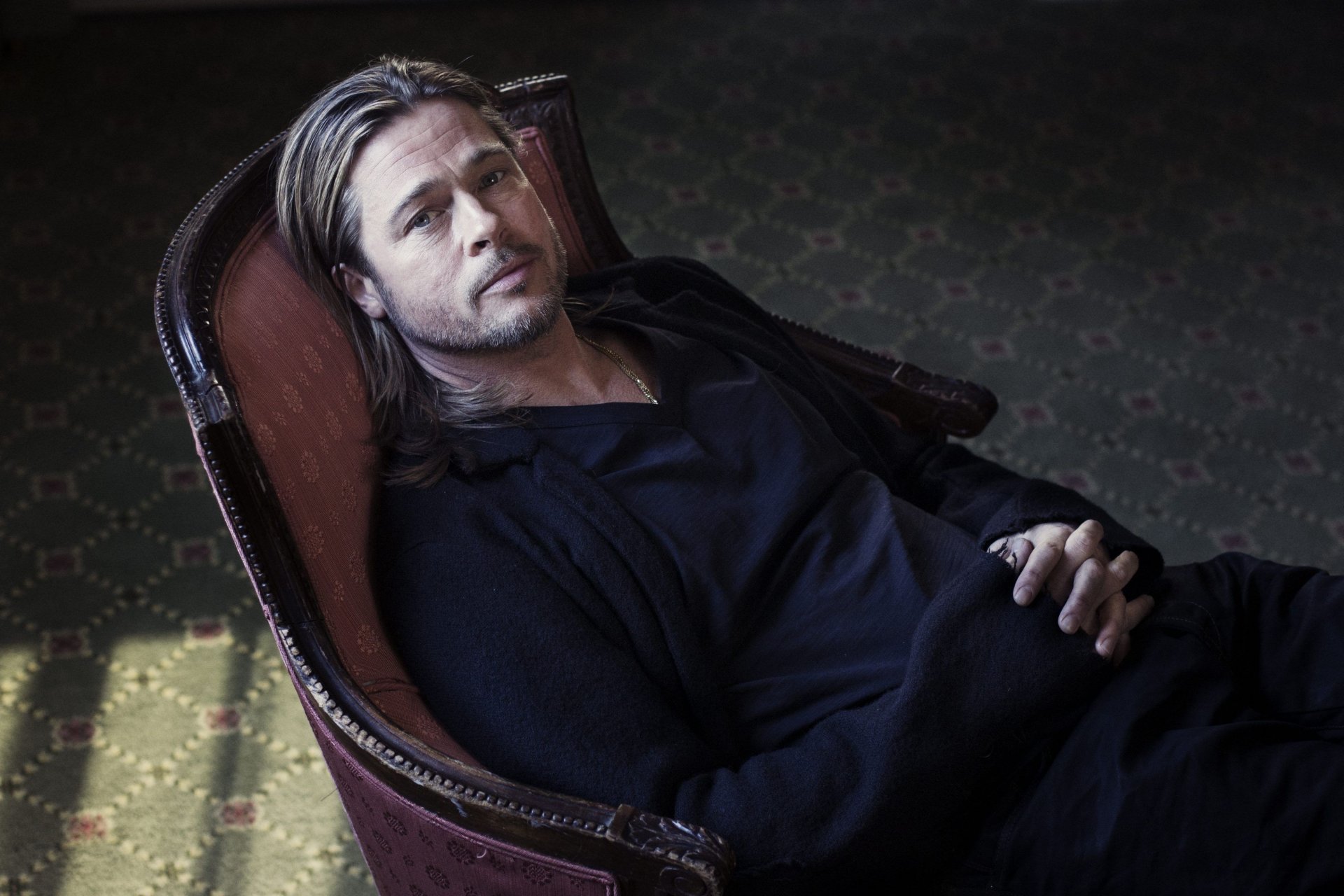 brad pitt brad pitt actor background chair vzgdyad