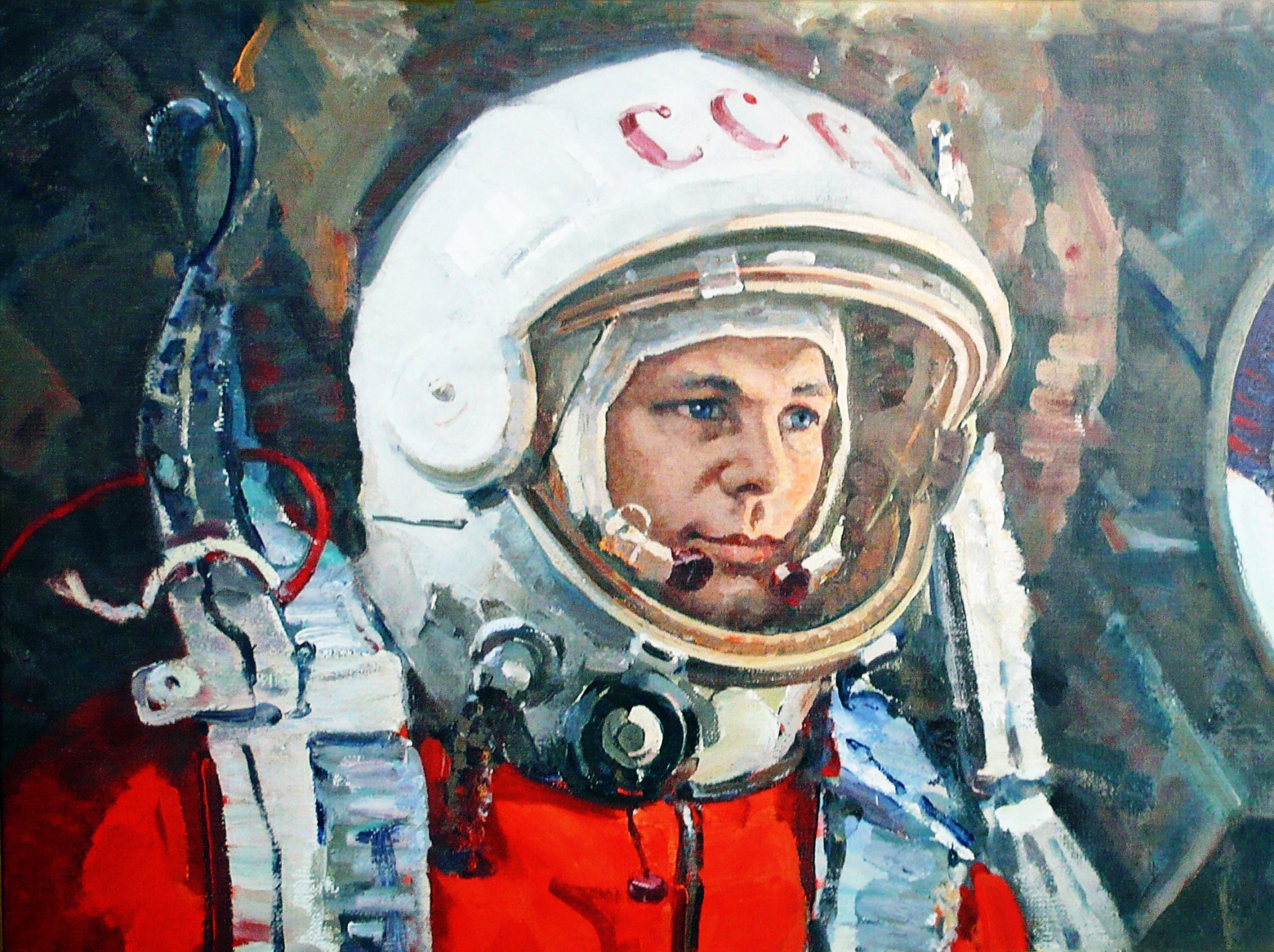 yuri gagarin astronaut udssr legende held raumanzug