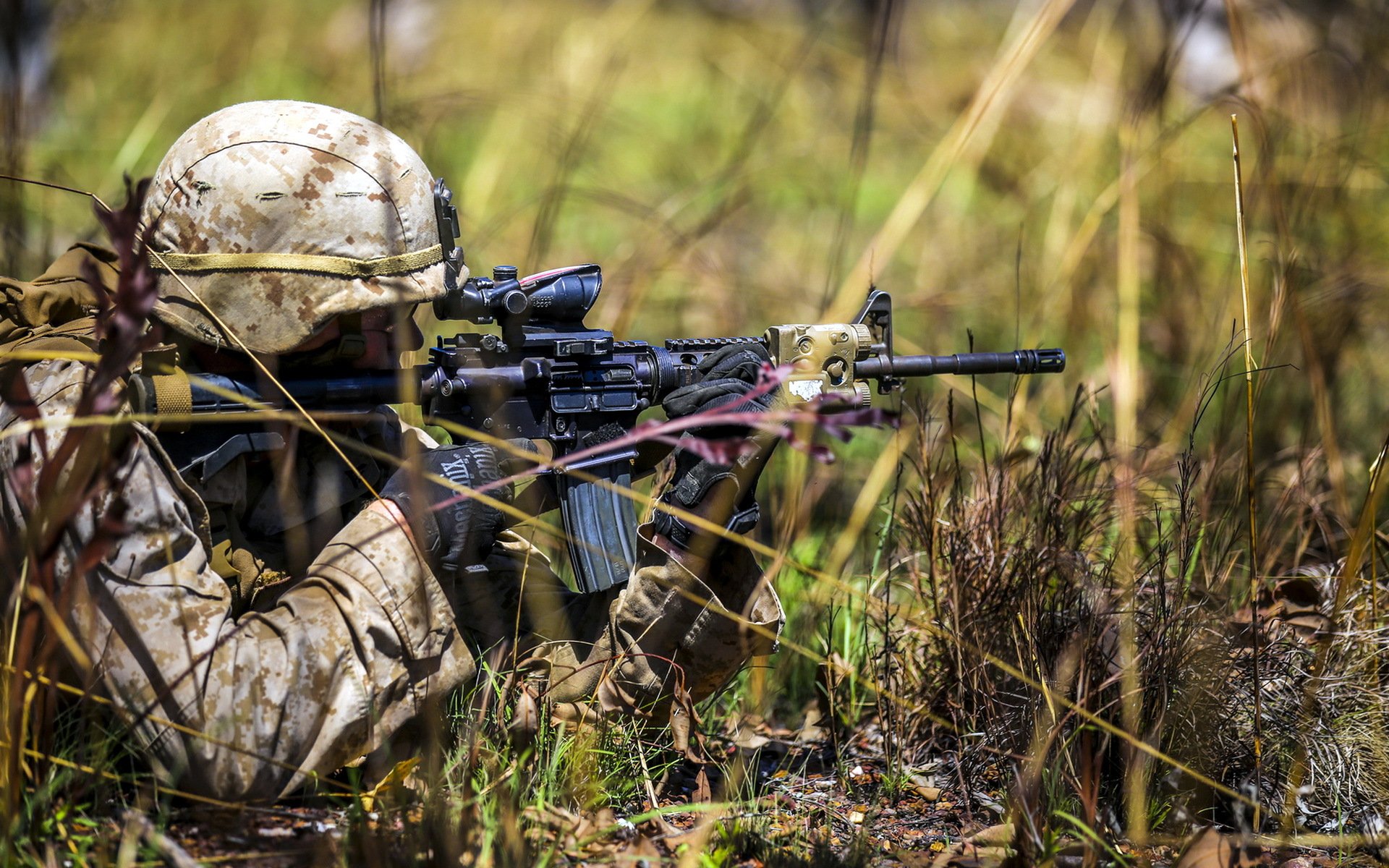 soldado armas ejército