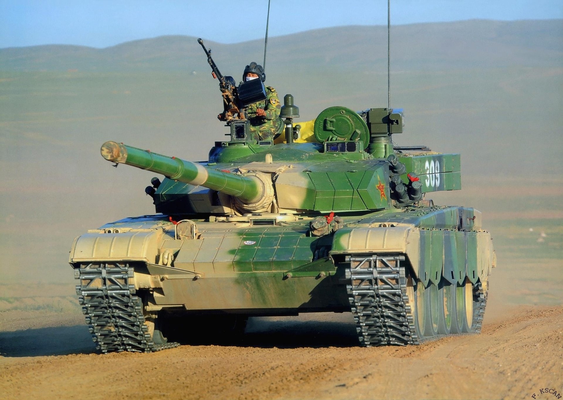 the main medium battle tank ztz 99 china