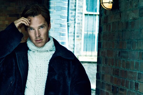 Foto-Shooting von Benedict Cumberbatch für Elle Magazine