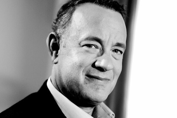 Ritratto di Tom Hanks, che ha vinto due Academy Awards
