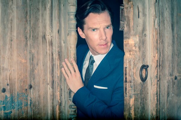 Sesión de fotos Benedict Cumberbatch reportero de Holywood
