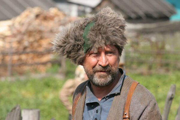 Yuri Shevchuk en el campo de un hombre