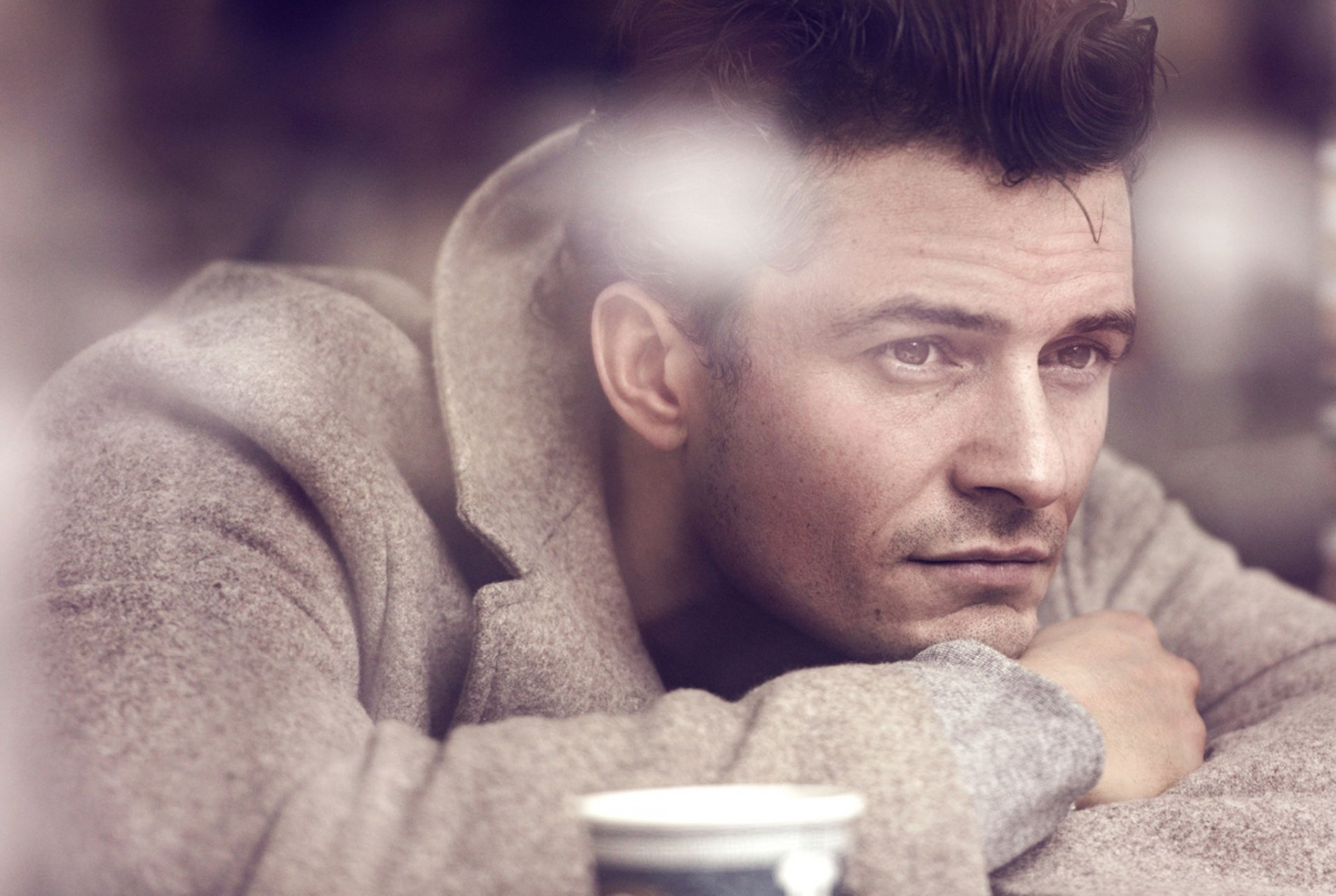 orlando bloom séance photo instyle