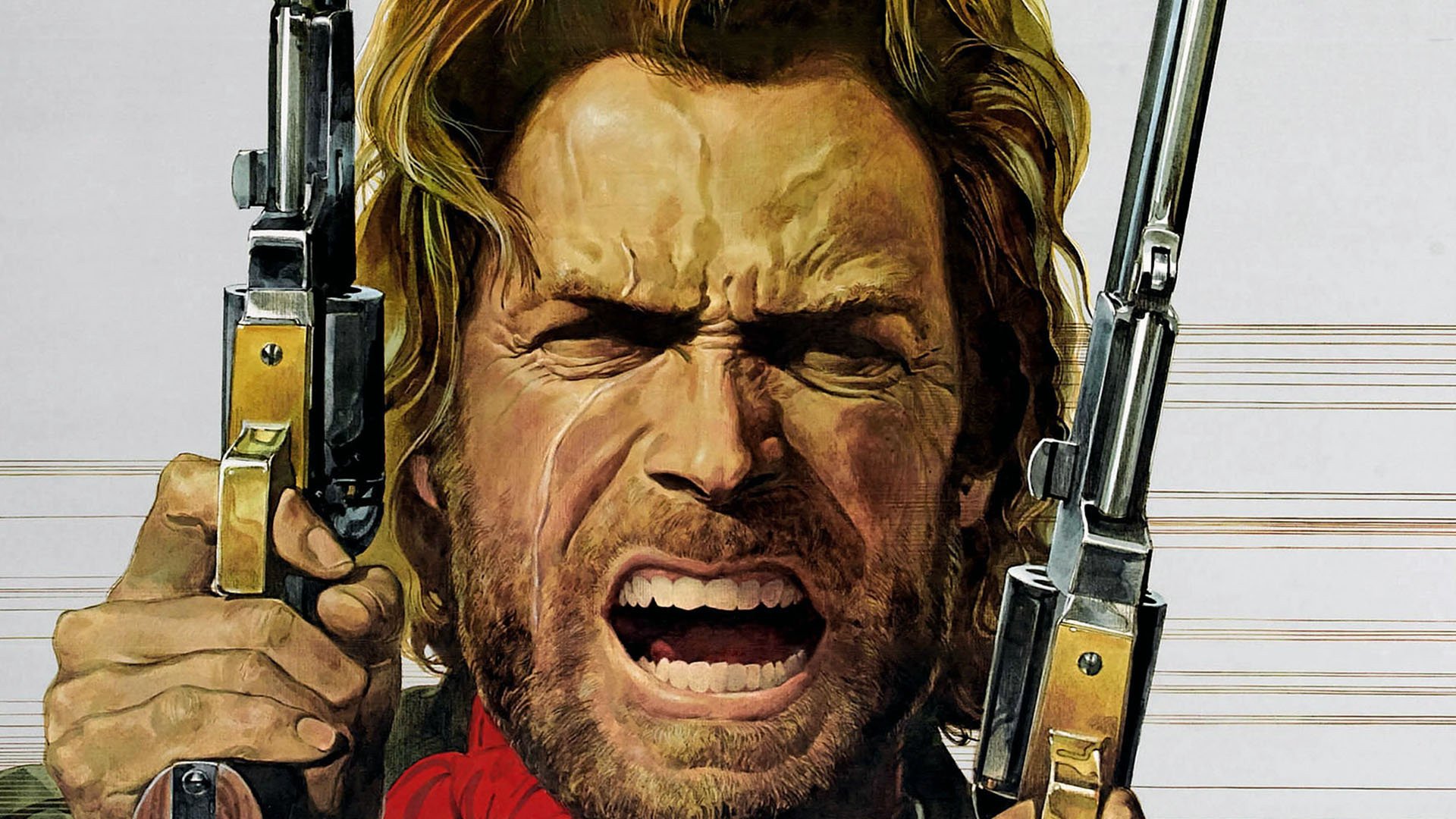 clint eastwood josie wales western colt revolver visage art