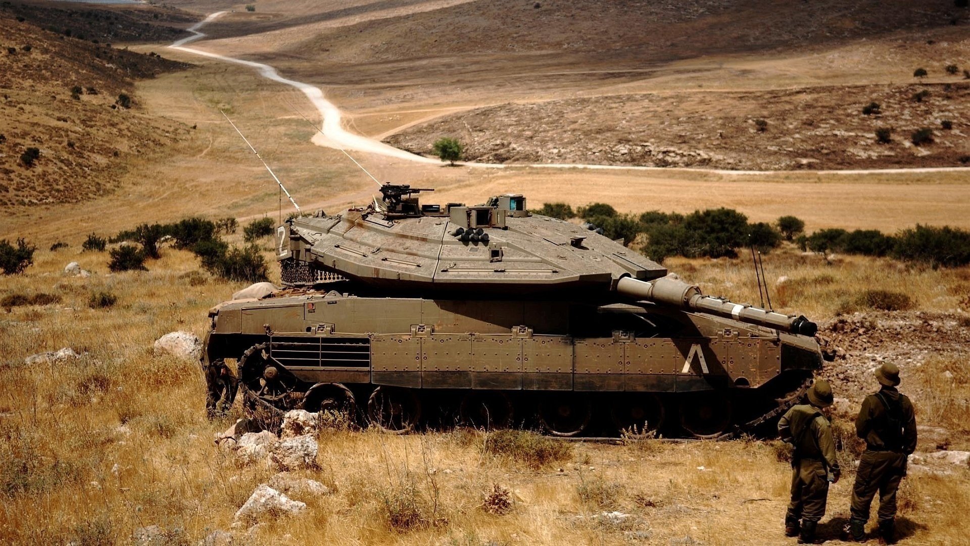 israel merkava char armure défense désert