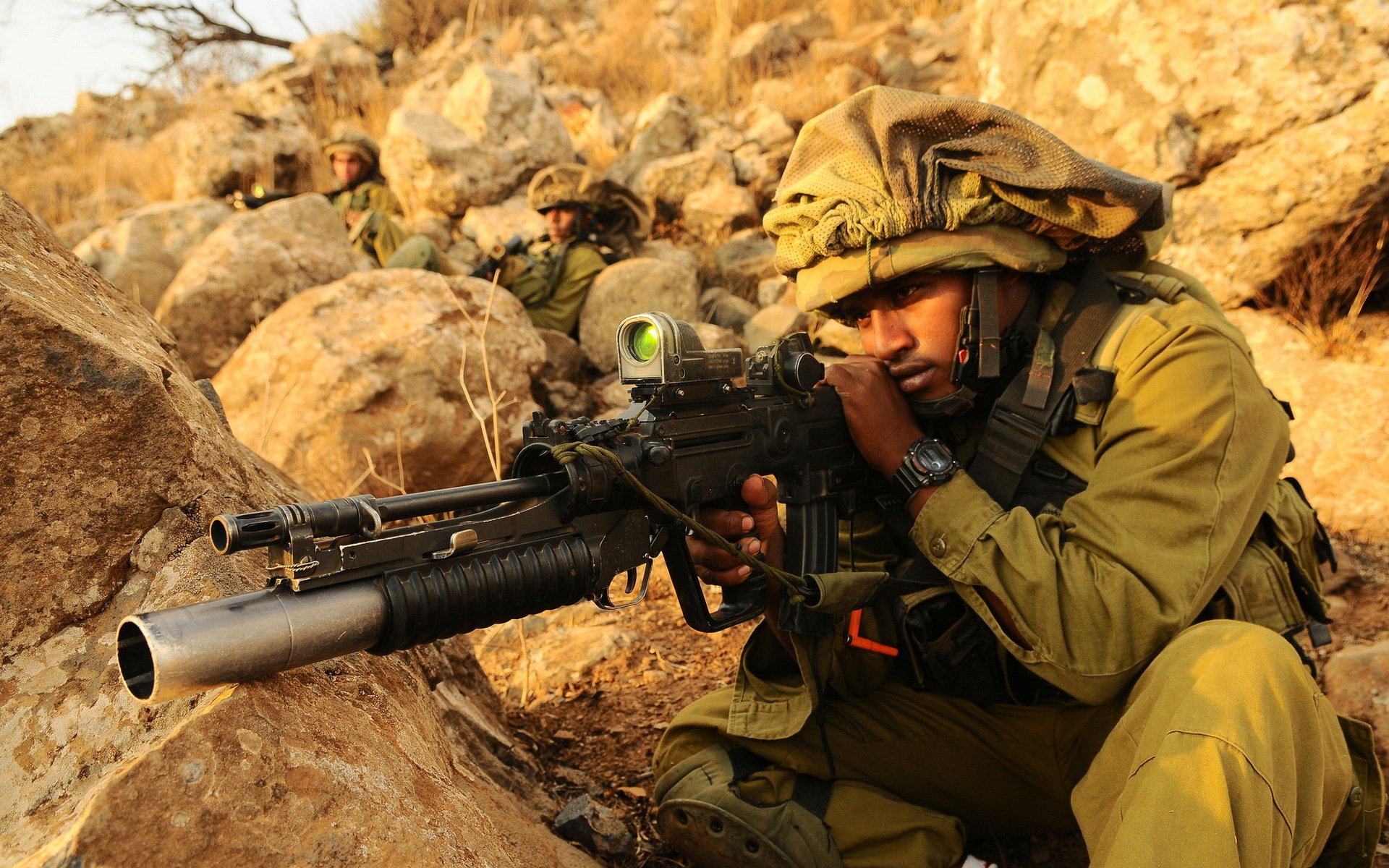 forces de défense israéliennes soldats armes