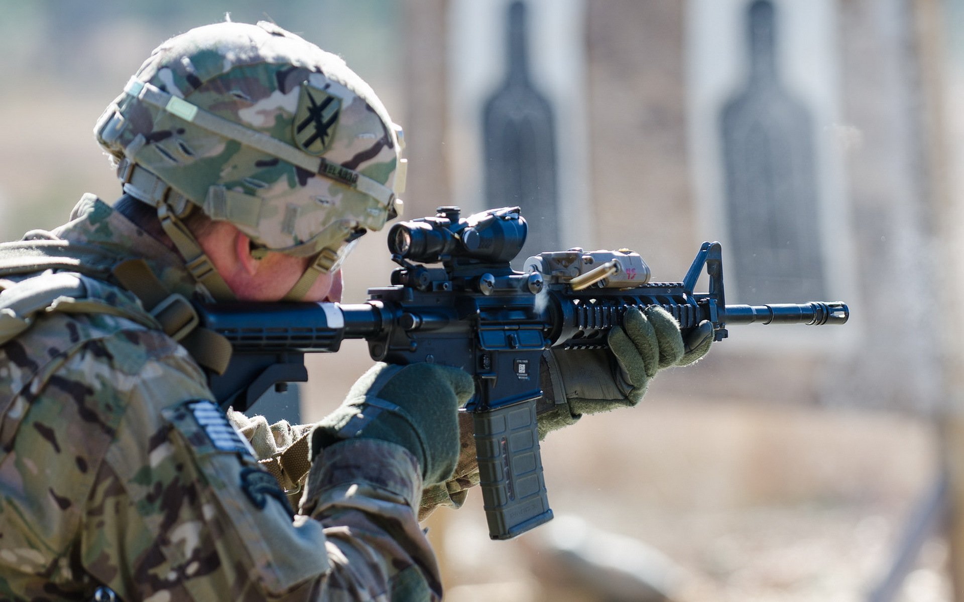 soldado ejército armas guardia nacional de georgia