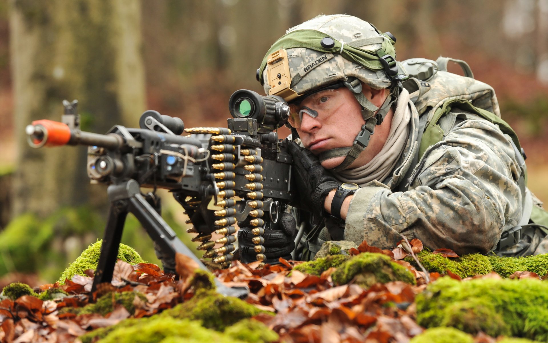 armée américaine soldat arme