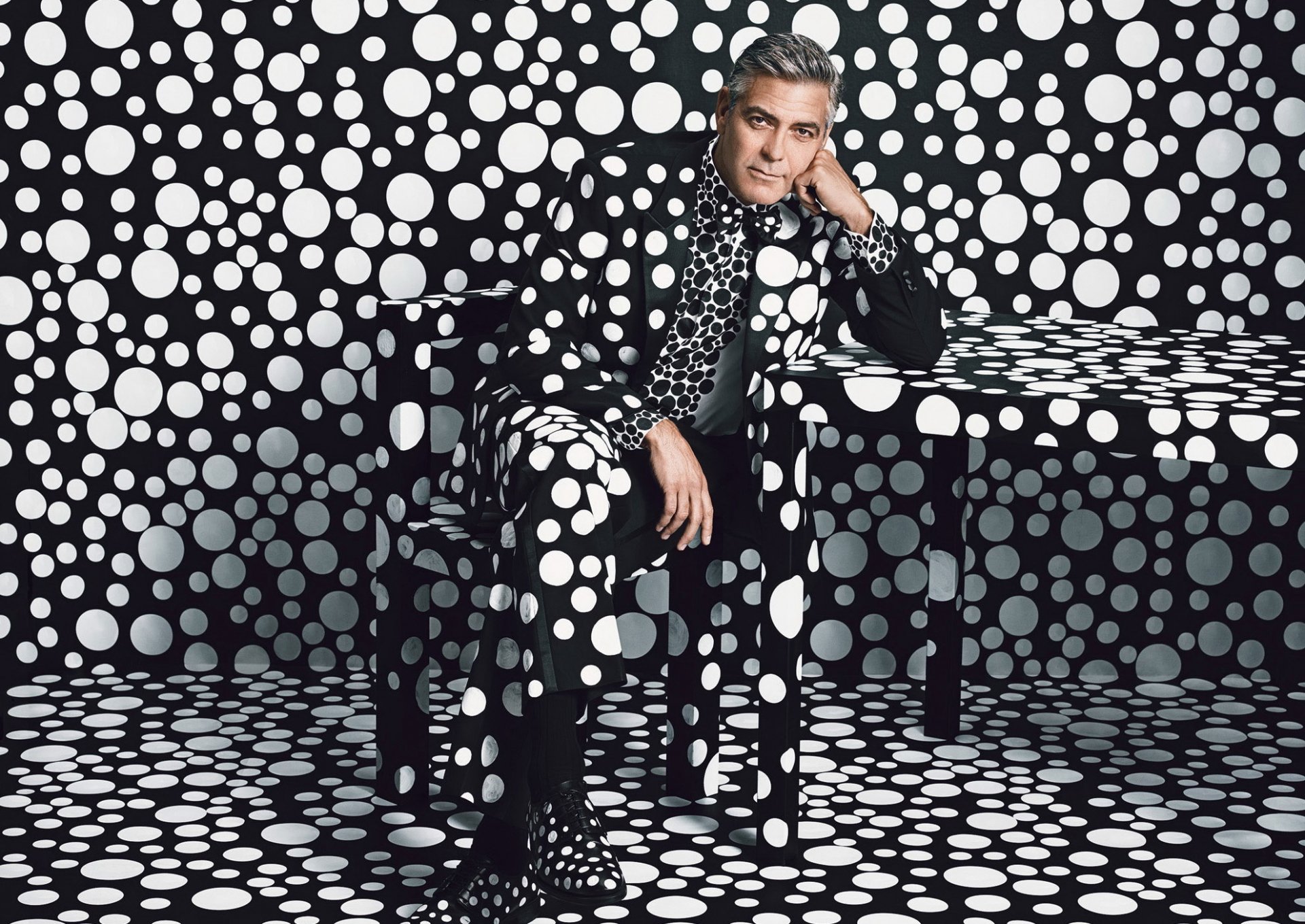 george clooney photoshoot peas photos emma summerton