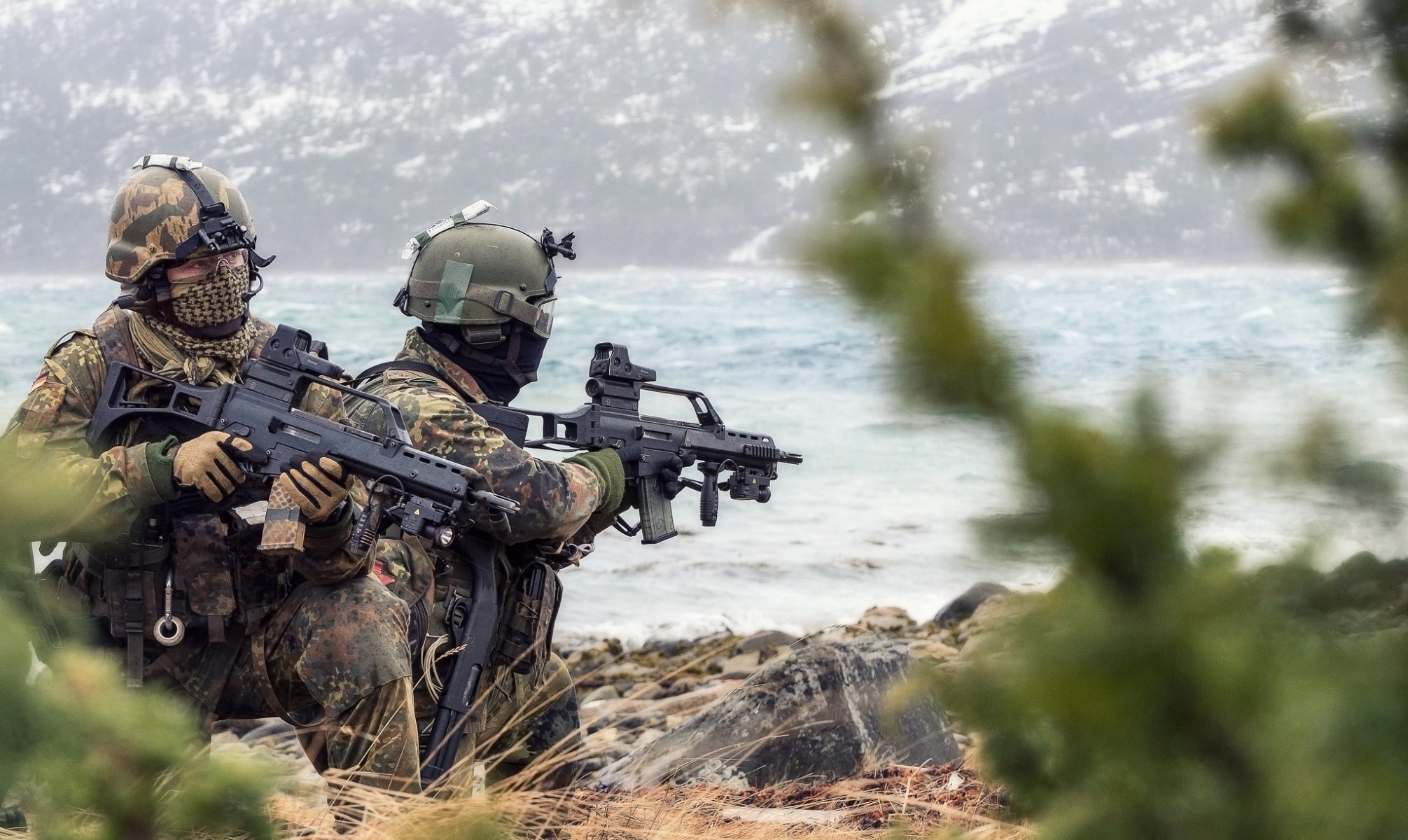 żołnierze bundeswehra niemcy sprzęt hk g36 szturmowy karabin