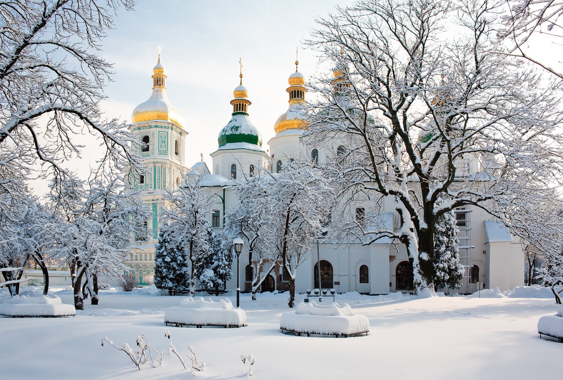 kiev cathédrale hiver