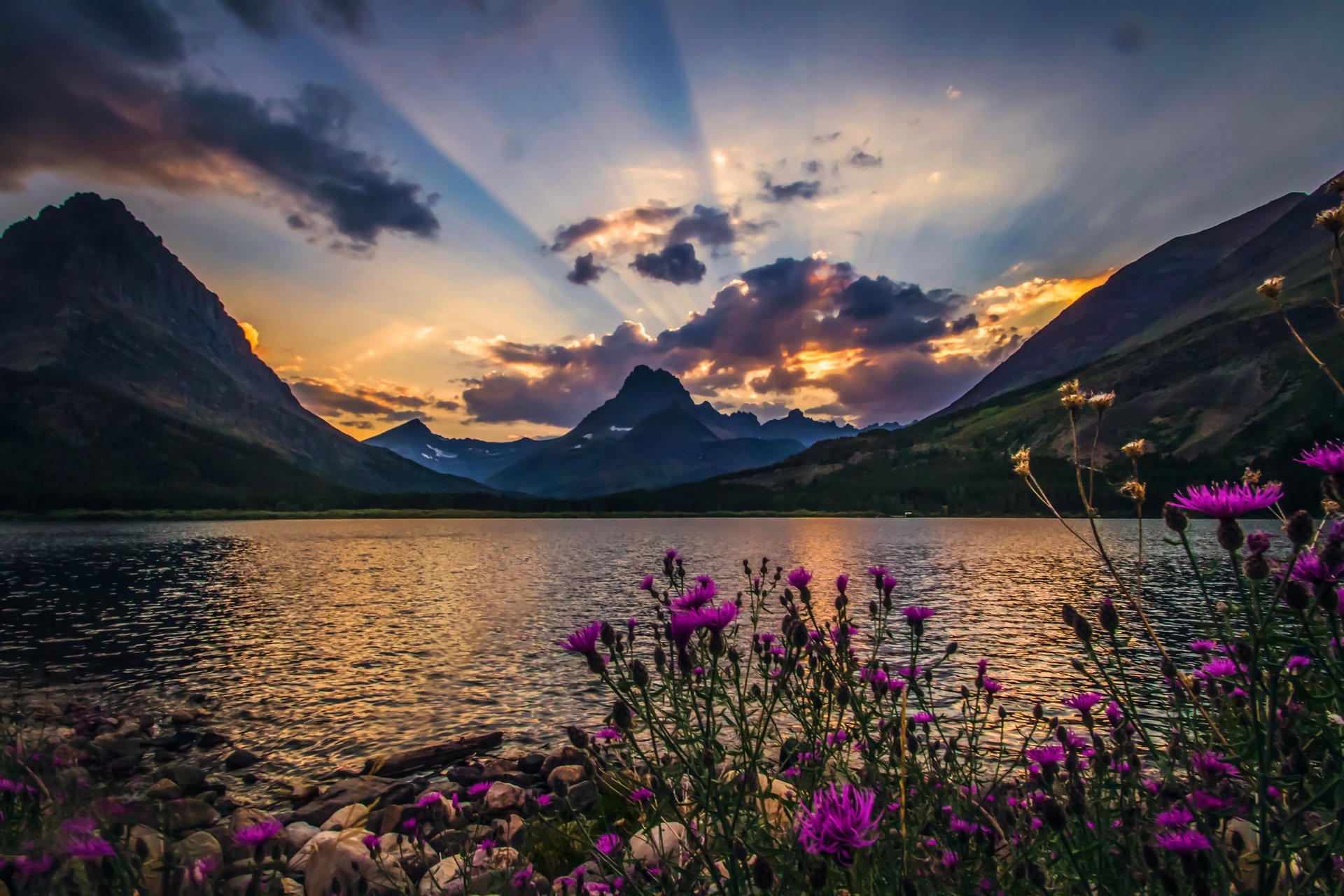 naturaleza lago primavera