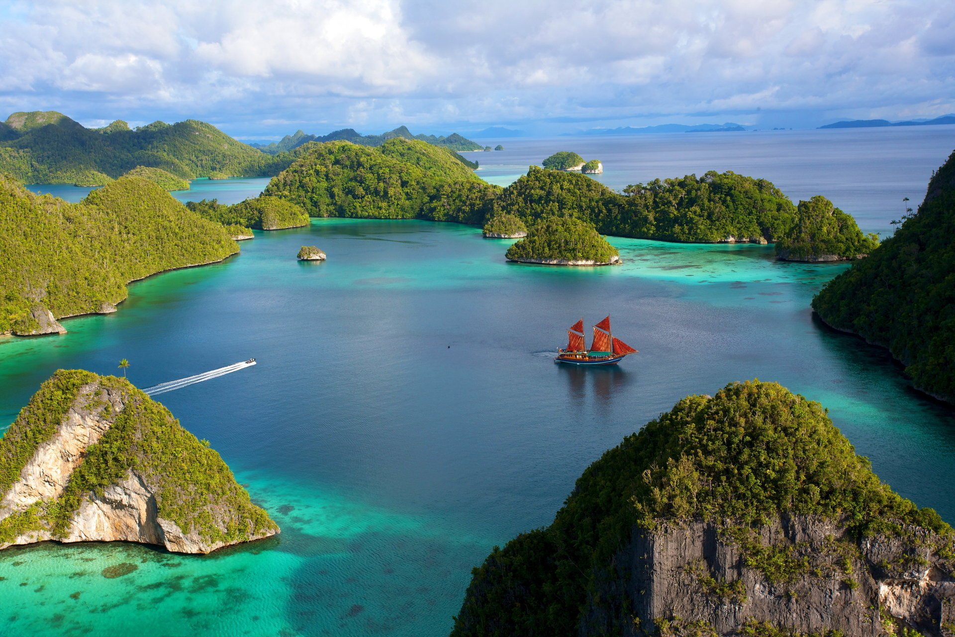 indonesia naturaleza montañas hermoso