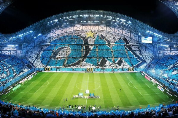 Fußball-WM im Stadion in Frankreich