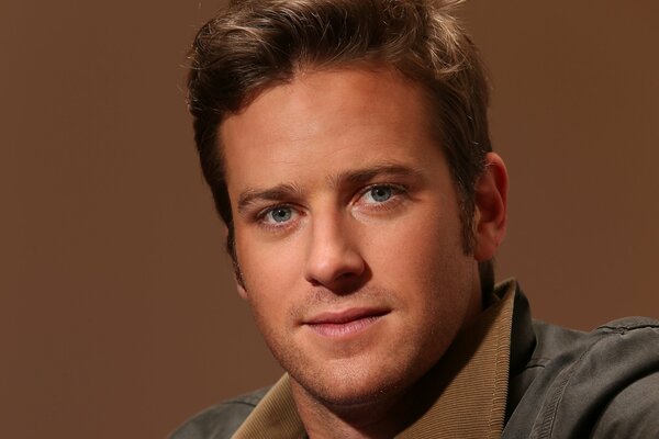 Armie Hammer at a photo shoot for the USA Today newspaper