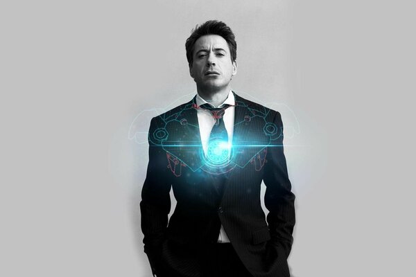 Robert Downey Jr. in a business suit