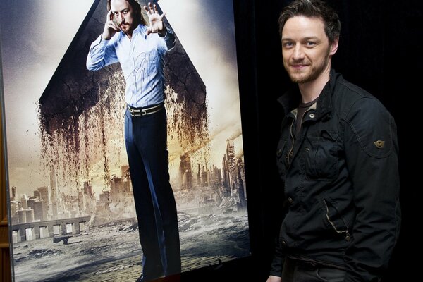 James McAvoy bei einer Pressekonferenz