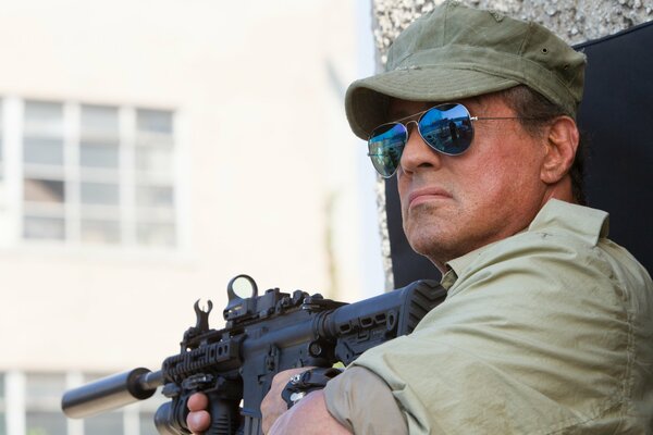 Sylvester stallone, the Expendables -3. Famous actor