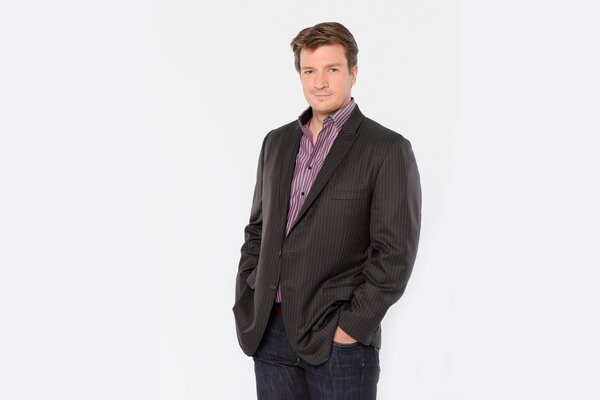 Nathan Fillion estrella de la serie Castle