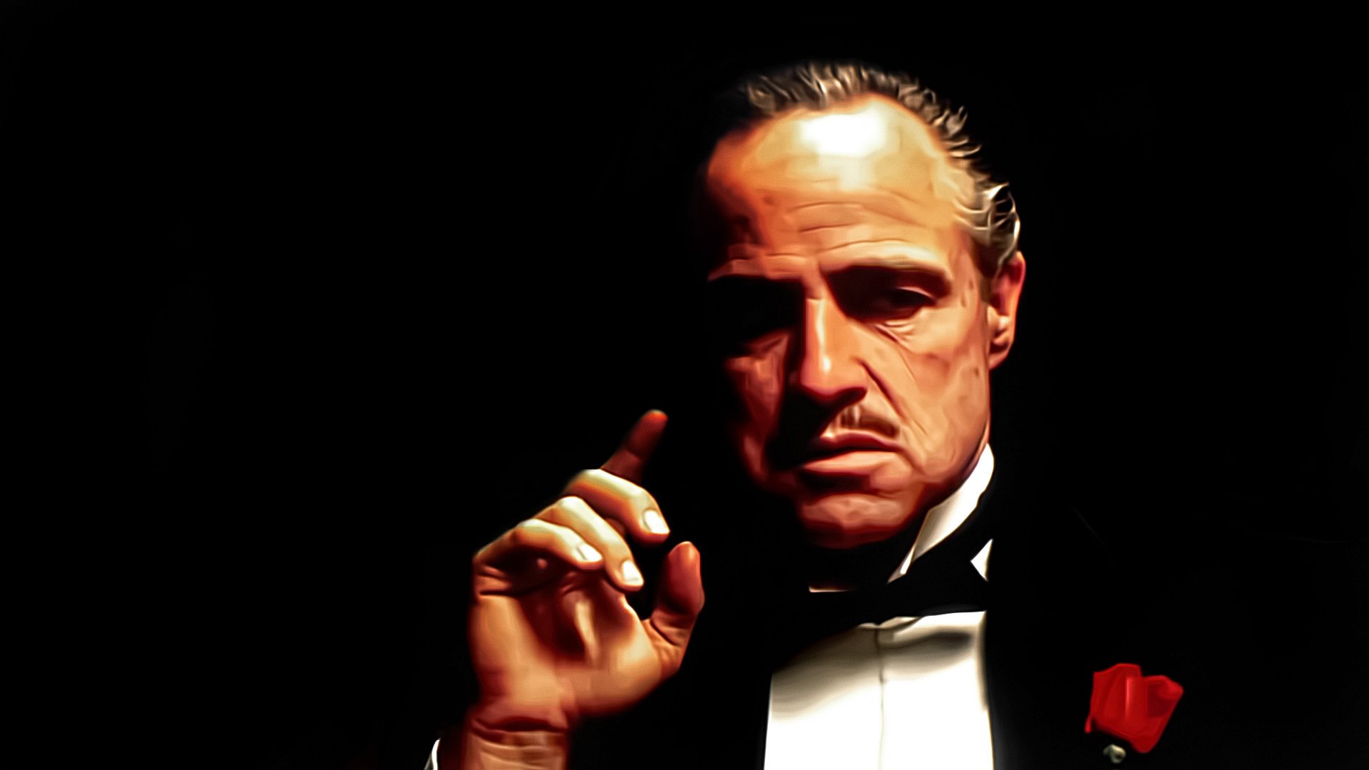 marlon brando padrino don vito corleone estilo arte clásico cine