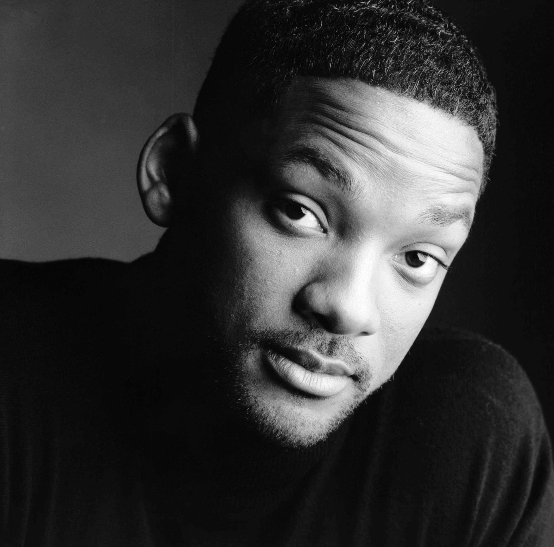 will smith actor celebridad blanco y negro