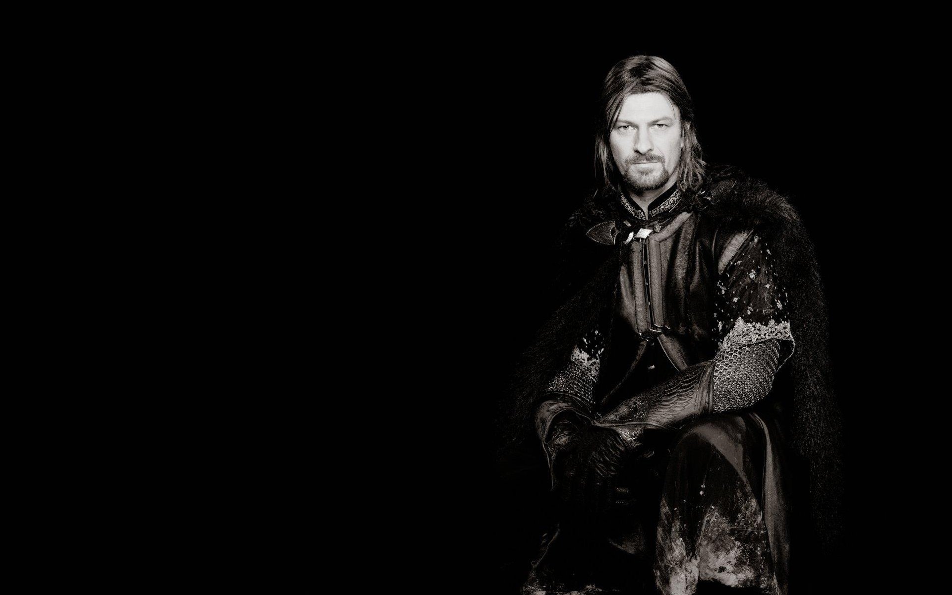 sean bean schwarzer hintergrund boromir herr der ringe