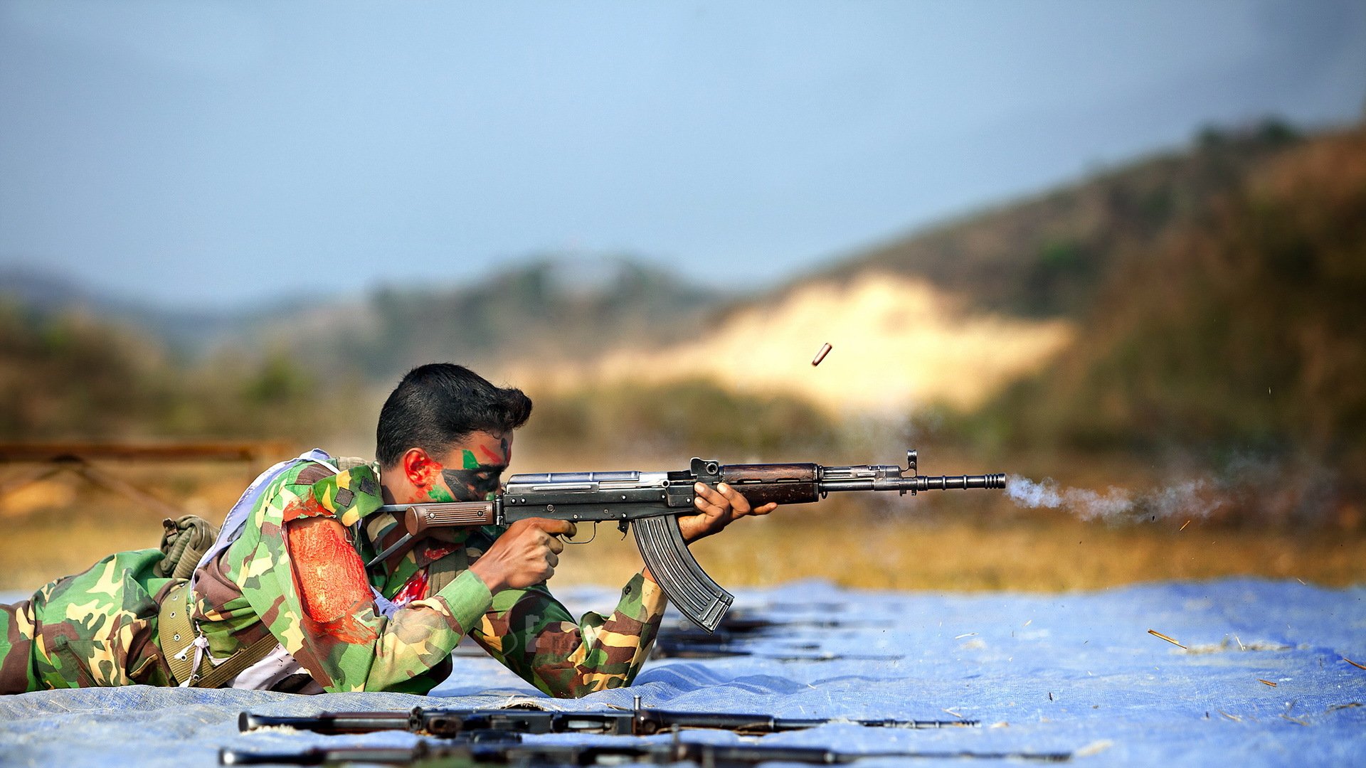 bangladesz armia żołnierz broń