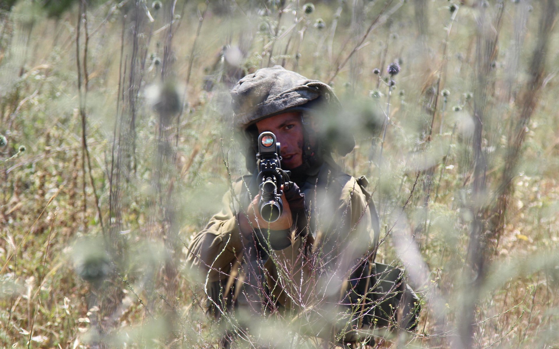 fuerzas de defensa de israel soldado armas