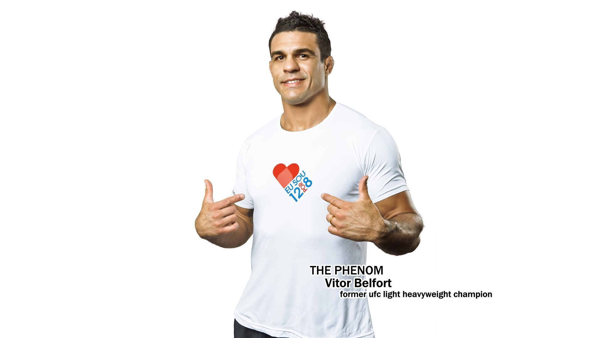 vitor belfort ufc kämpfer mixed martial arts weißer hintergrund