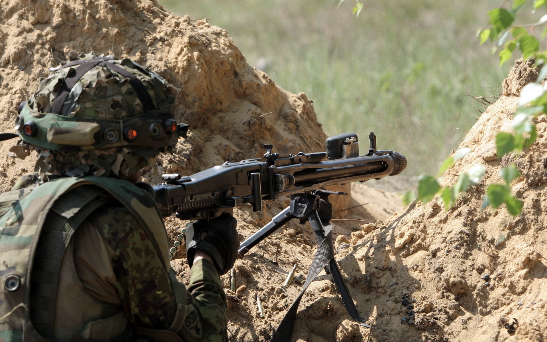 men weapon shooting estonian army