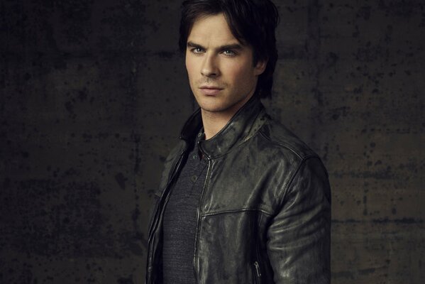 Ian Somerhalder from the TV series The Vampire Diaries as Damon Slav.