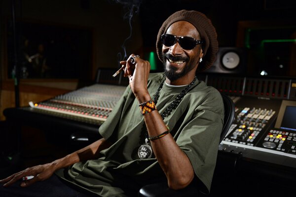 Snoop Dogg en Studio d enregistrement