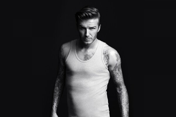 Footballeur et athlète David Beckham