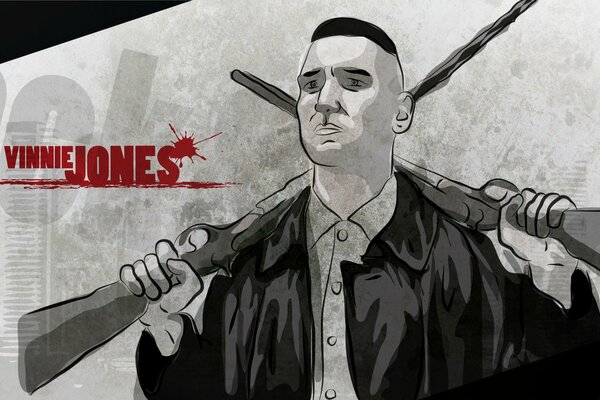 El actor de arte Vinnie Jones