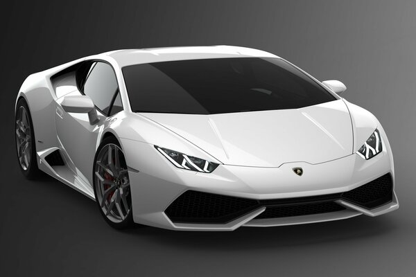 Una simple foto de Lamborghini en blanco y negro