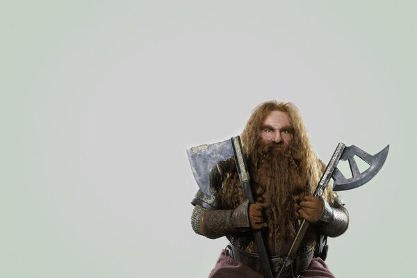 Nain Gimli personnage du Seigneur des anneaux