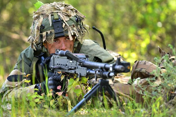 Exercices sur le terrain des forces spéciales de l armée