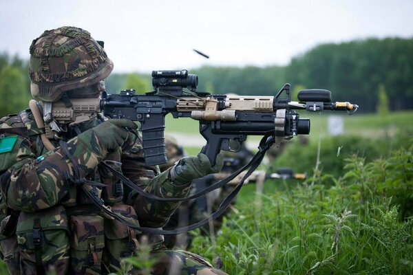 Ejército de los países bajos entrenamiento de habilidades