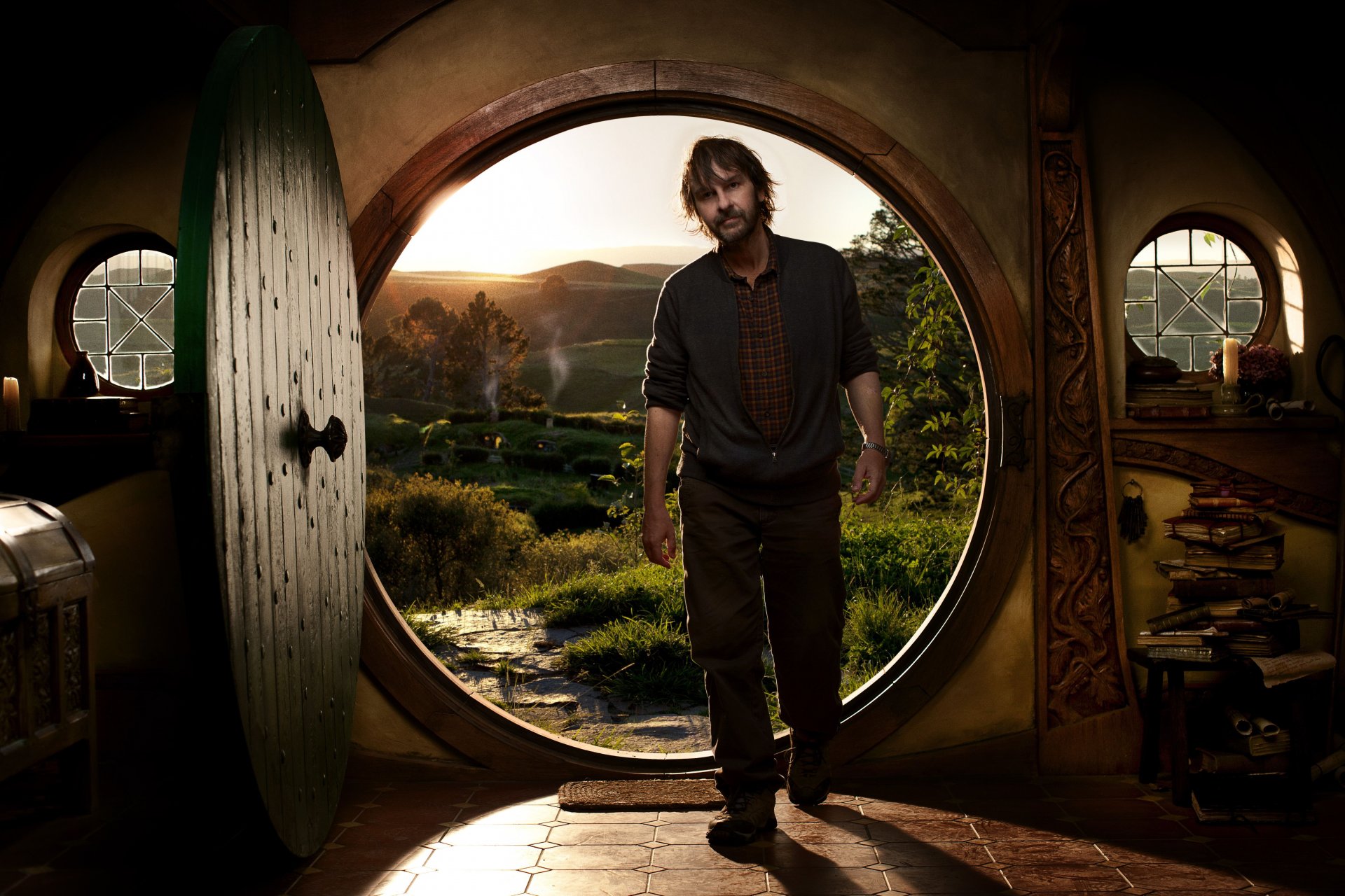 peter jackson regisseur dreharbeiten hobbit tür schwelle