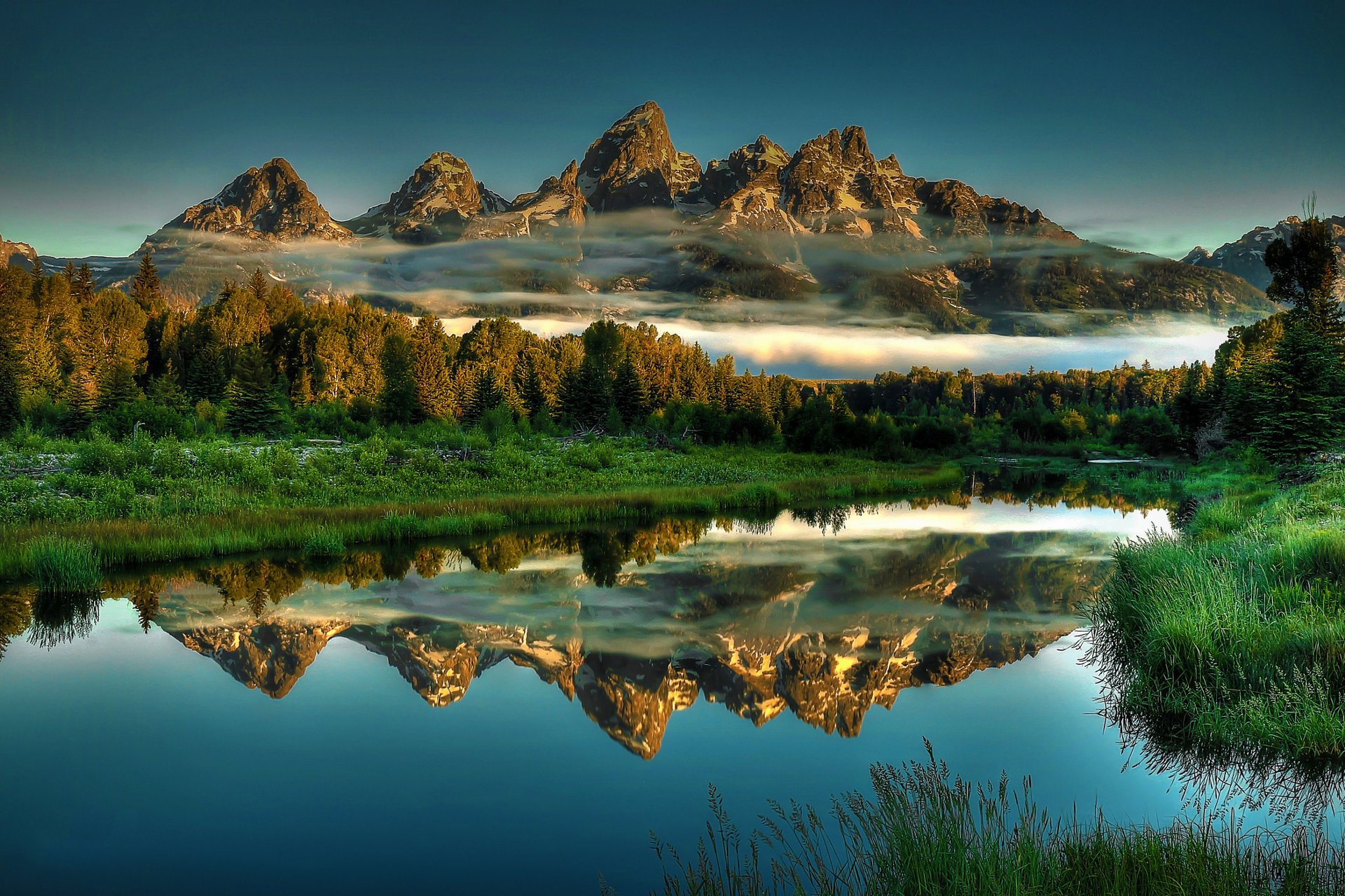 super photo nature rivière arbres eau montagnes