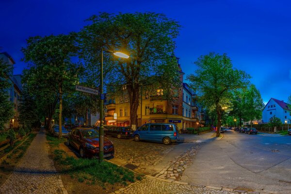 Nuit à Berlin en été