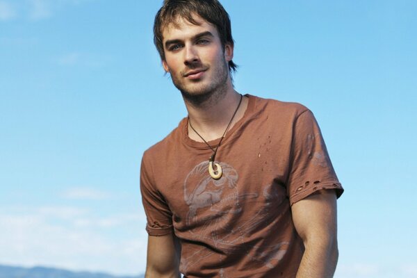 Ian Somerhalder photo in a T-shirt