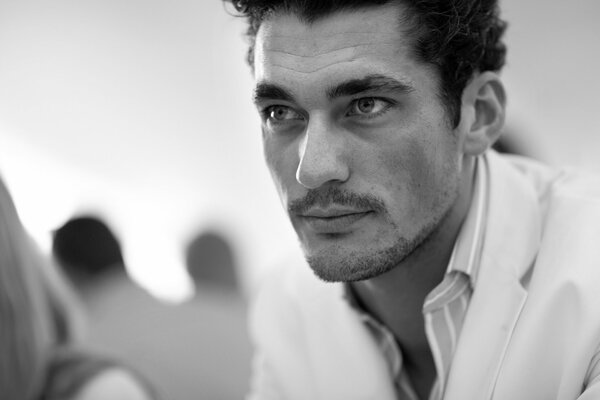 Portrait of model David Gandy